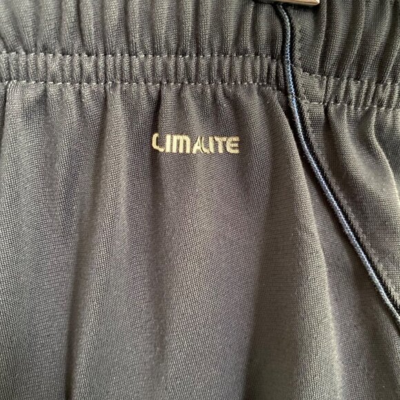Adidas Men’s Climalite 3-Stripe Active/Lounge Pants. Gray/Ink Blue. Size Small - Picture 4 of 12